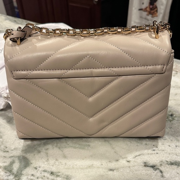 Michael Kors Cream Quilted Crossbody Bag - Picture 2 of 5
